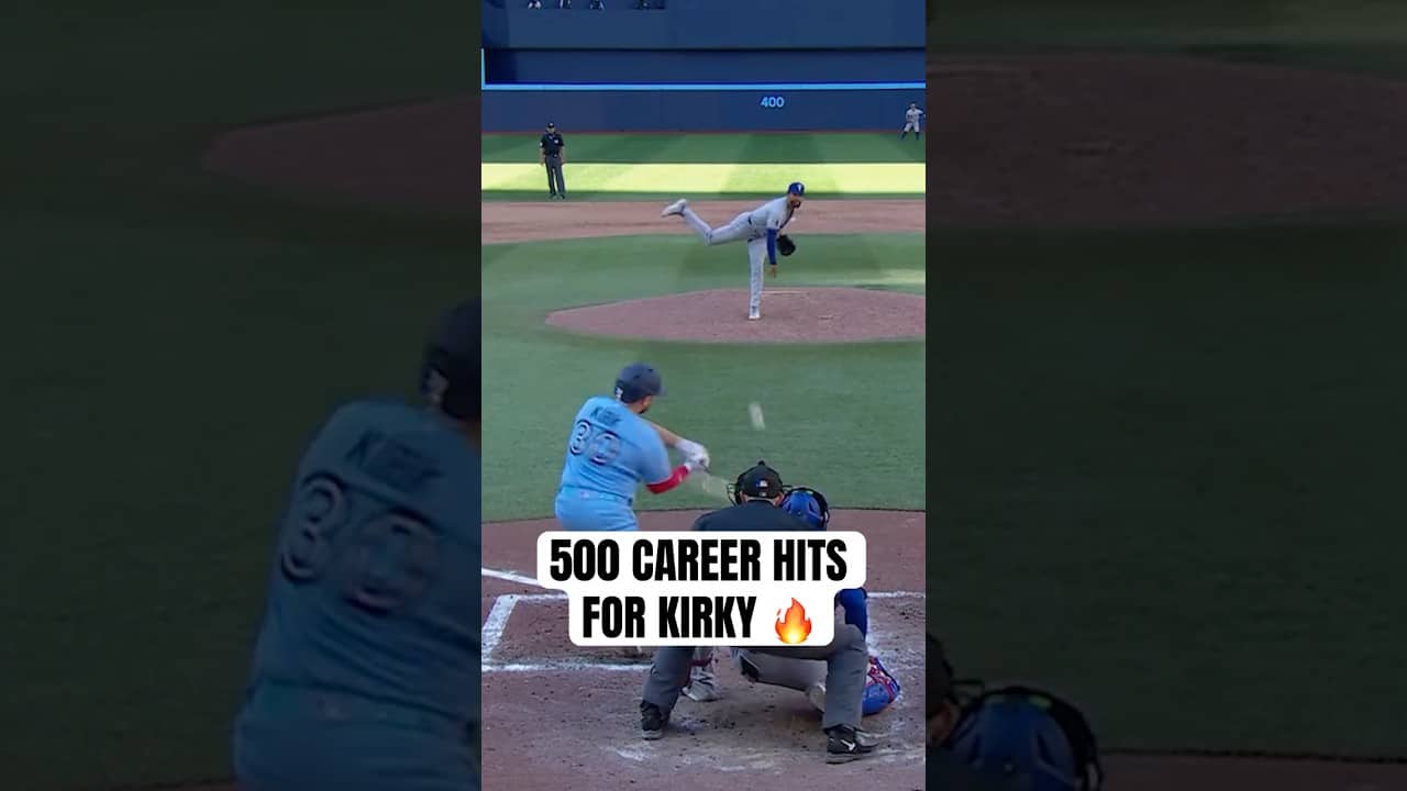 500 career hits and counting for Alejandro Kirk 👏 #MLB #Toronto #BlueJays