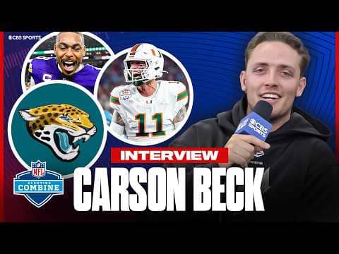 Miami QB Carson Beck gives medical update at Combine, reveals which NFL WR he wants to throw to 👀