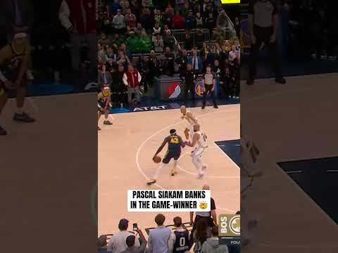 SIAKAM WINS IT FOR THE PACERS 😮