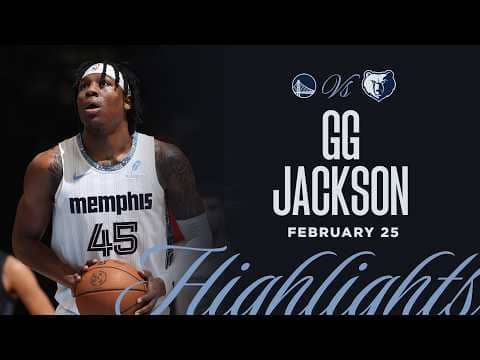 GG Jackson Highlights vs. Golden State Warriors