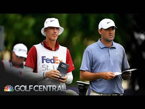 Ted Scott not on Scheffler's bag for final round of FedEx St. Jude | Golf Central | Golf Channel