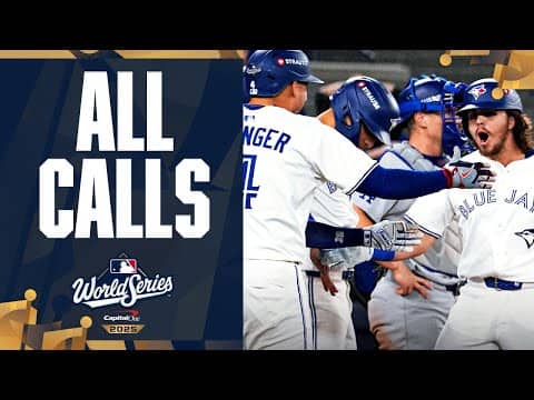 ALL CALLS of Addison Barger's EPIC grand slam for the Blue Jays in  the 2025 World Series (Gane 1)!