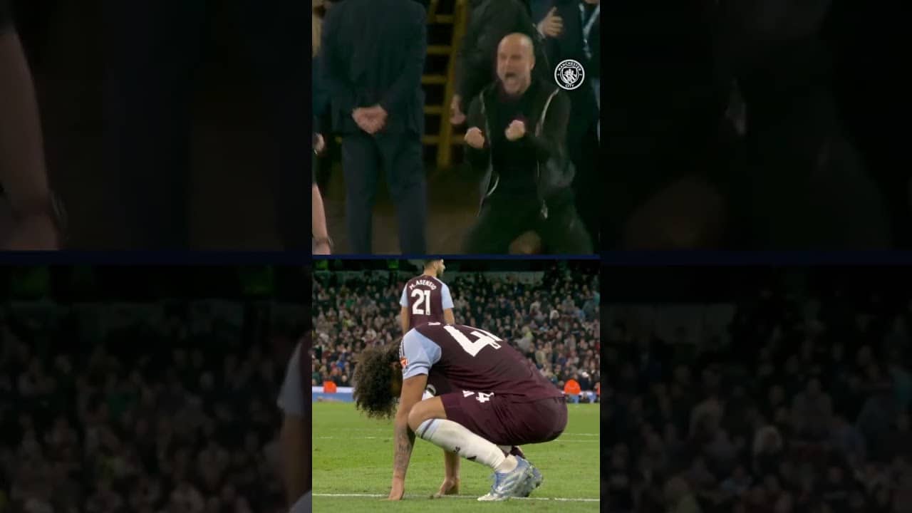 The scenes when this went in! 🎉🚀 #football #goals #mancity #premierleague #shorts #shortsfeed