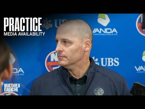 New York Islanders General Manager Mathieu Darche Media Availability | 10/22/25