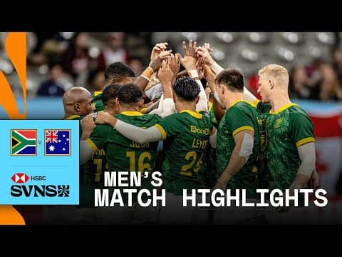 Blitzboks POWER through ⚡️ | South Africa v Australia | HSBC SVNS Vancouver 2026 | Match Highlights