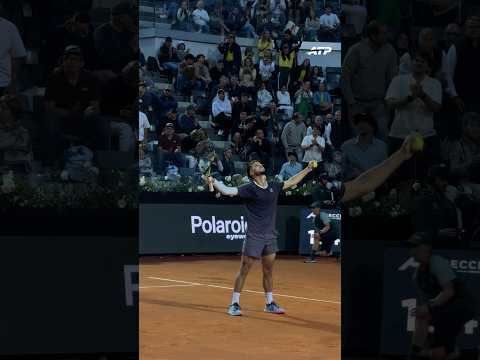 Overcoming his idol 🔥 Prizmic takes down Djokovic in Rome… #IBI26