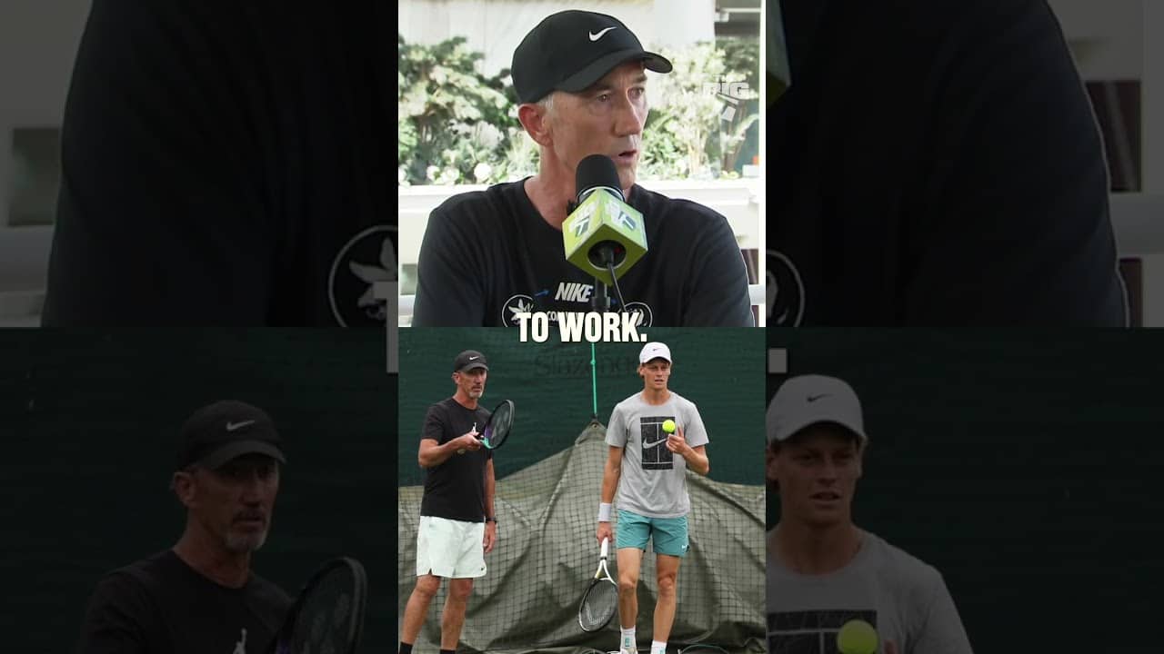 Jannik learning from only the best 📝 Listen now on all audio platforms 📣 #Djokovic #Sinner #teacher