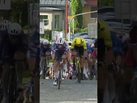 All the way to the line! 🏁 Paul Magnier wins the opening stage of the Tour of Slovakia 👏