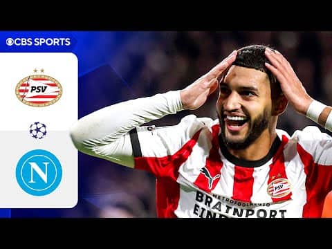 PSV vs. Napoli: Extended Highlights | UCL League Phase MD 3 | CBS Sports Golazo