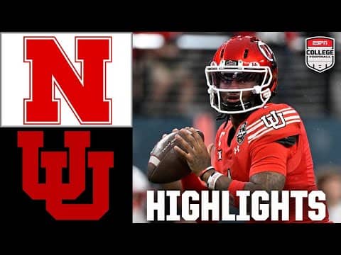 Las Vegas Bowl: Nebraska Cornhuskers vs. Utah Utes | Full Game Highlights | ESPN CFB