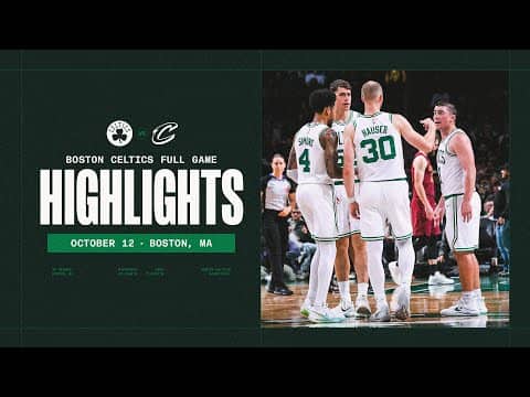 Boston Celtics defeat Cleveland Cavaliers 138-107 | Extended Highlights
