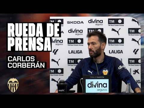 RUEDA DE PRENSA DE CARLOS CORBERÁN PREVIA AL REAL OVIEDO - VALENCIA CF