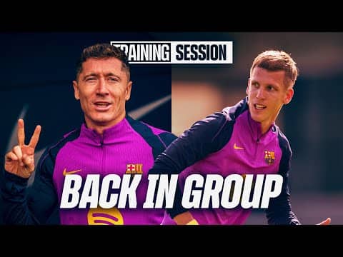 LEWY & OLMO BACK with the GROUP | FC Barcelona Training Session 🔵🔴