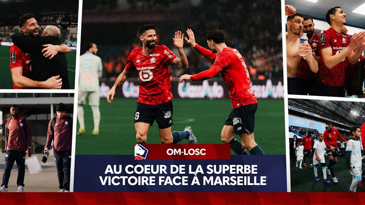 INSIDE OM-LOSC : Au coeur de la superbe victoire face à Marseille
