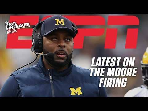 Latest on Michigan firing Sherrone Moore for an inappropriate relationship | The Paul Finebaum Show