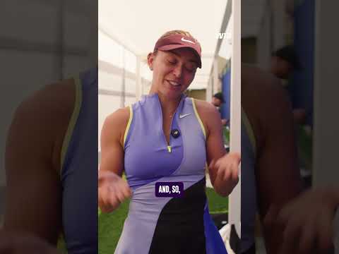 Paula Badosa is a day 1 Bad Bunny fan 🔥 #wta #tennis #music #badbunny #dubai