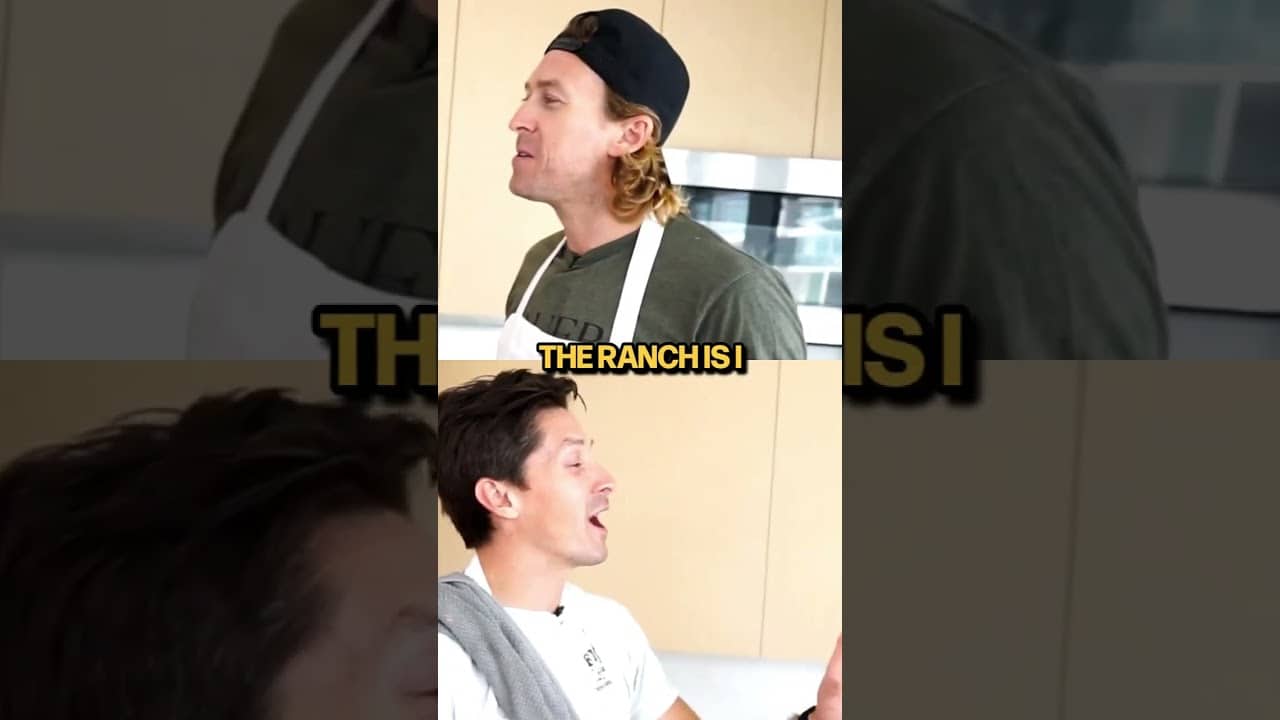 Raw Salmon With Ranch on Pasta?!
