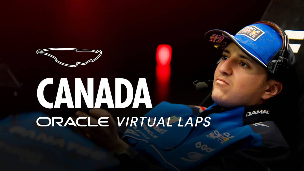 Isack Hadjar Pushes to the Limit at the Wall of Champions! | Oracle Virtual Laps
