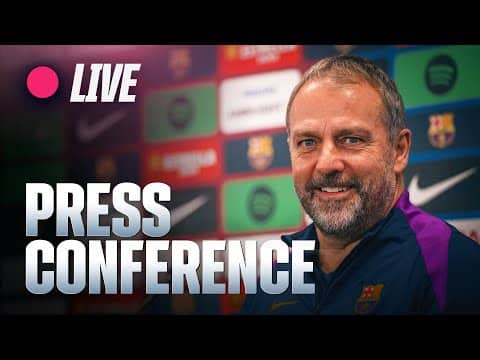 🔴 LIVE | HANSI FLICK PRESS CONFERENCE (DEPORTIVO GUADALAJARA vs FC BARCELONA) 🔵🔴