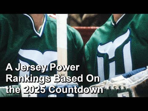 A 2025 Jersey Countdown Power Rankings