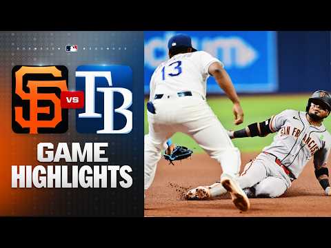 Giants vs. Rays Game Highlights (5/1/26) | MLB Highlights