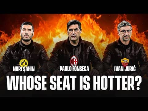 Which Manager Is In The HOTTEST Hot Seat? 🔥 | Sahin, Fonseca, Juric, Glasner & more! | CBS Sports