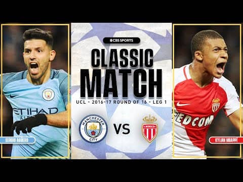 Man City vs. Monaco Highlight | 5-3 THRILLER 🤯 | Agüero, Falcao & Mbappé | 2016/17 Champions League