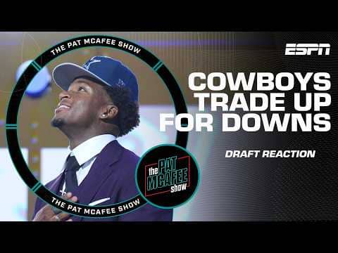 The Pat McAfee Draft Spectacular lauds Cowboys for trading up for Caleb Downs