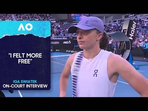 Iga Swiatek On-Court Interview | Australian Open 2026 Second Round