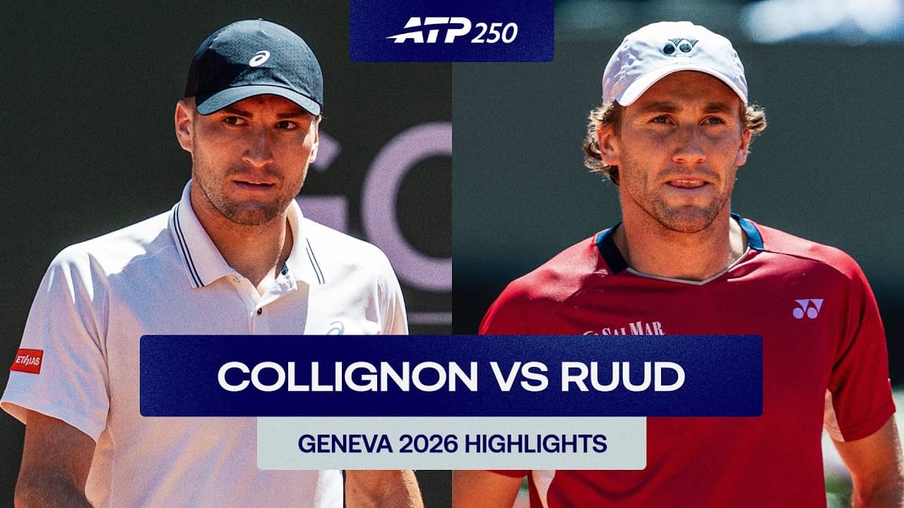 Raphael Collignon vs Casper Ruud Highlights | Geneva 2026 Round 2