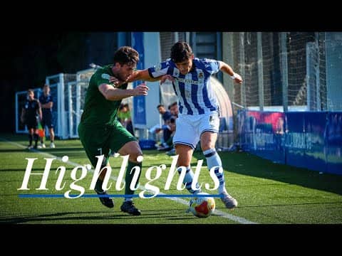 HIGHLIGHTS | 3ª RFEF 25-26 | J8 | Real Sociedad C 0-1 Club Portugalete | Zubieta