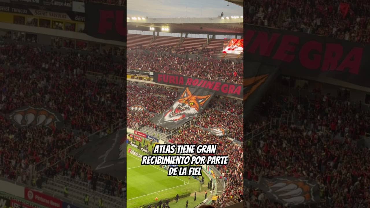 #Atlas tiene una gran bienvenida de La Fiel para el #clásicotapatío #futbol #ligamx #clausura2026