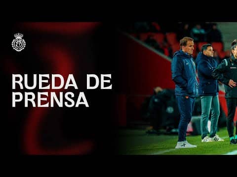 Rueda de prens apospartido J18 de Jagoba Arrasate | RCD Mallorca