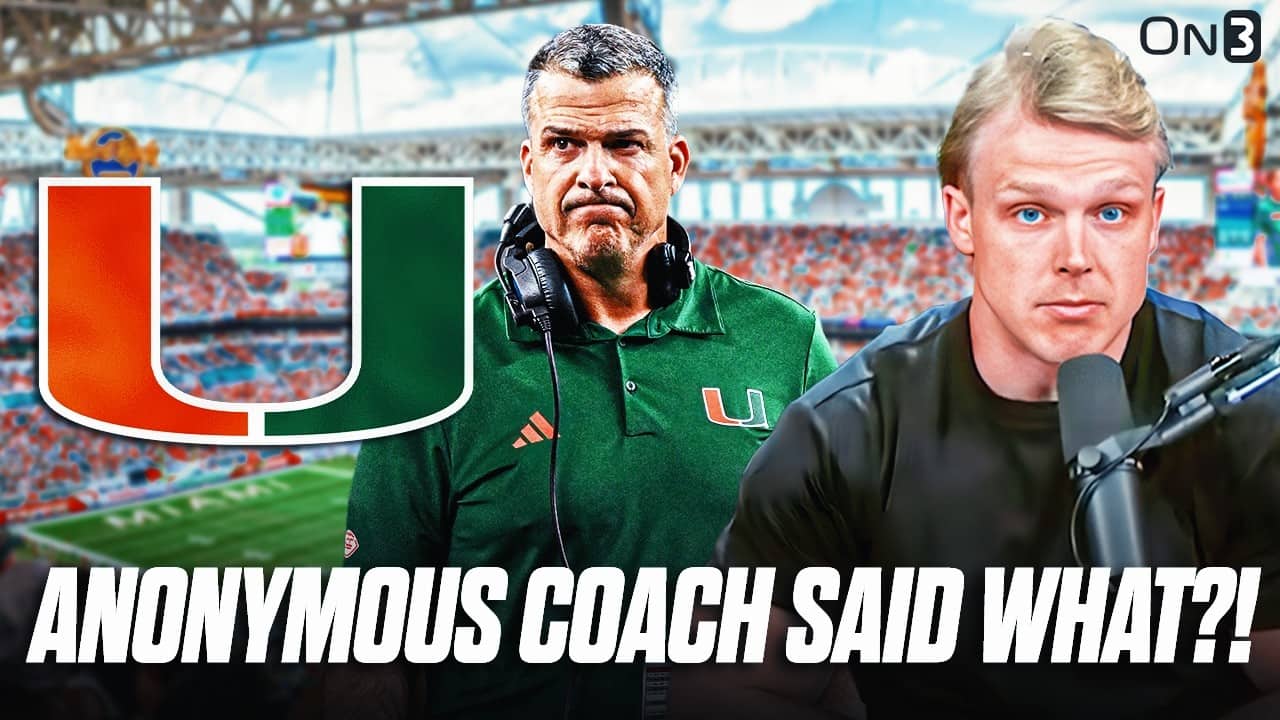 Anonymous Coach Said WHAT About Miami Hurricanes & Mario Cristobal