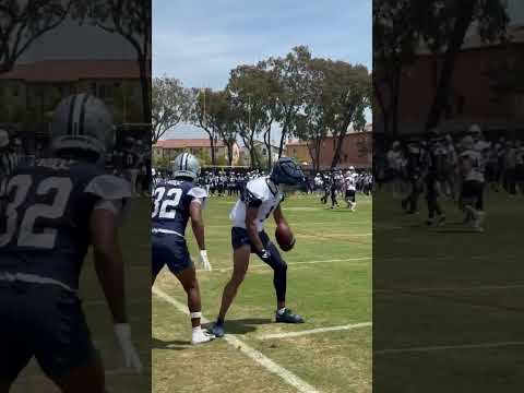 This Jalen Tolbert snag at Cowboys training camp 😮 (via @dallascowboys/TT)