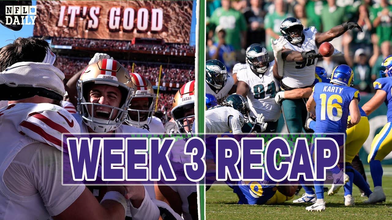 2025 Week 3 Recap of EVERY NFL Game: Blocked Kicks, Eagles Escape and Is Russ Done?