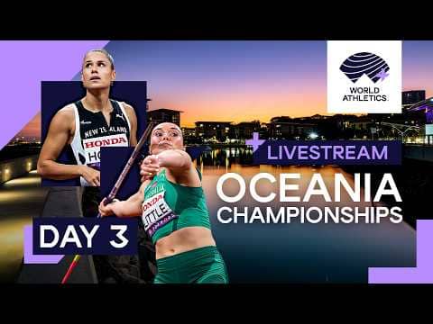 Livestream | Oceania Athletics Championships 2026 - Day 3