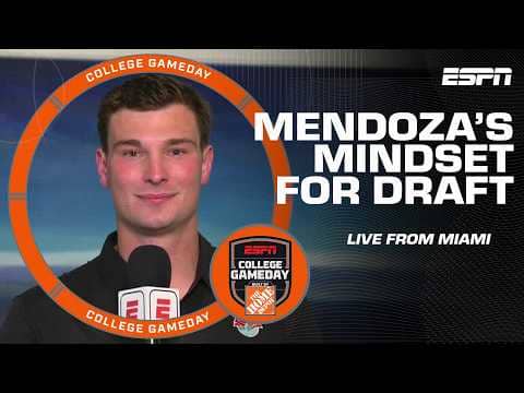 Fernando Mendoza says getting drafted will be ‘just the beginning’ | College GameDay