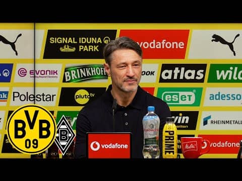 Live: Pressekonferenz mit Kovac & Polanski | BVB - Borussia M'Gladbach