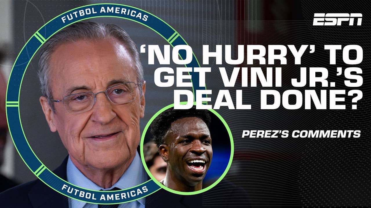 Florentino Perez says Vincius Jr. is NOT the best player on Real Madrid?! 😳 | Futbol Americas