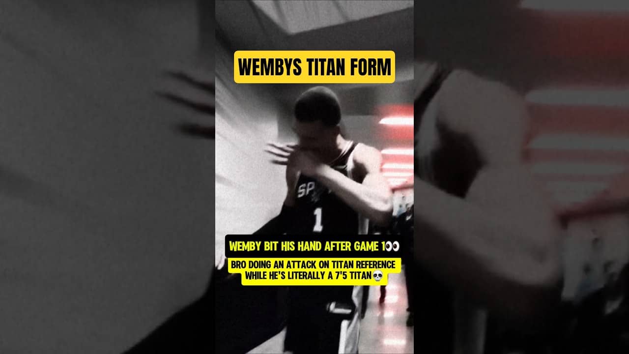 Wemby triggered his TITAN FORM😤