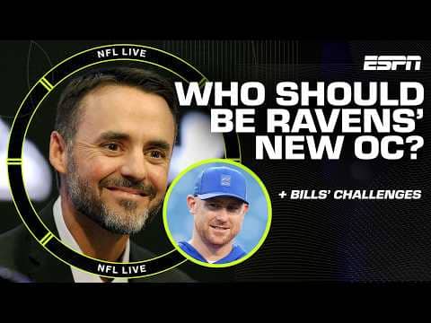 Who should Ravens hire as OC? + Challenges Joe Brady faces this offseason | NFL Live