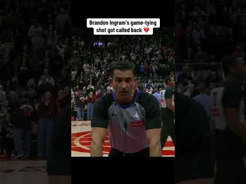 Brandon Ingram's buzzer-beater got waved off 💔