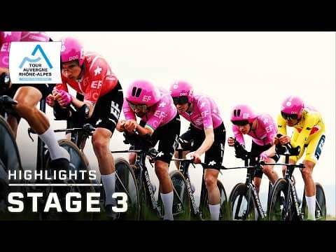 Tour Auvergne-Rhone-Alpes 2026, Stage 3 | EXTENDED HIGHLIGHTS | Cycling on NBC Sports