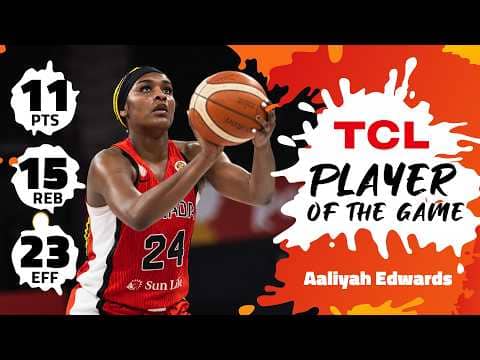 Aaliyah Edwards (11 PTS) | TCL Player Of The Game | ARG vs CAN | #FIBAWWC 2026 Qualifying Tournament