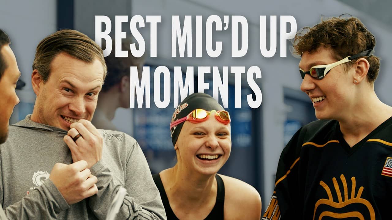This Dad Joke Didn't Land... | Mic'd Up at a Swim Meet