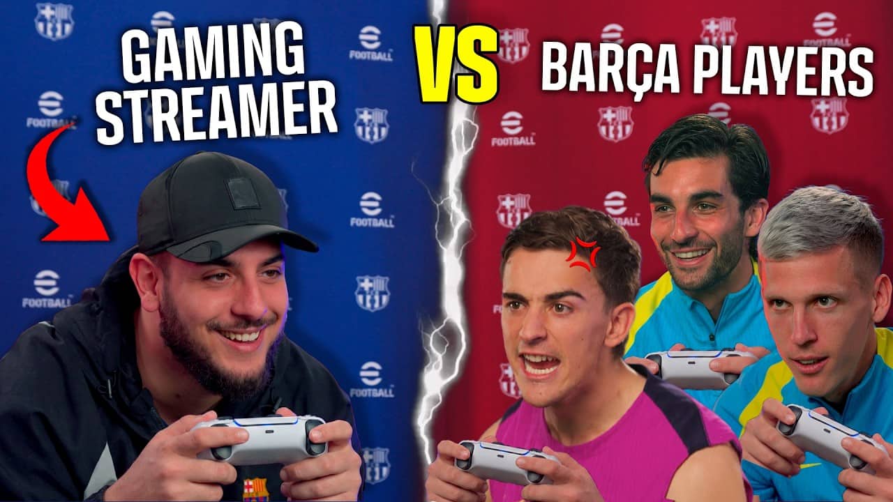 Barça Players vs eFootball Gamer! 🎮 | FC Barcelona🔵🔴