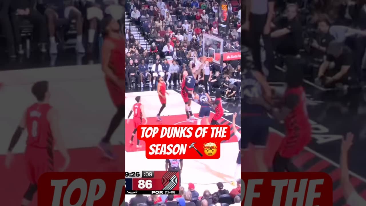 Top Dunks of the Season 🔨😱 #shorts