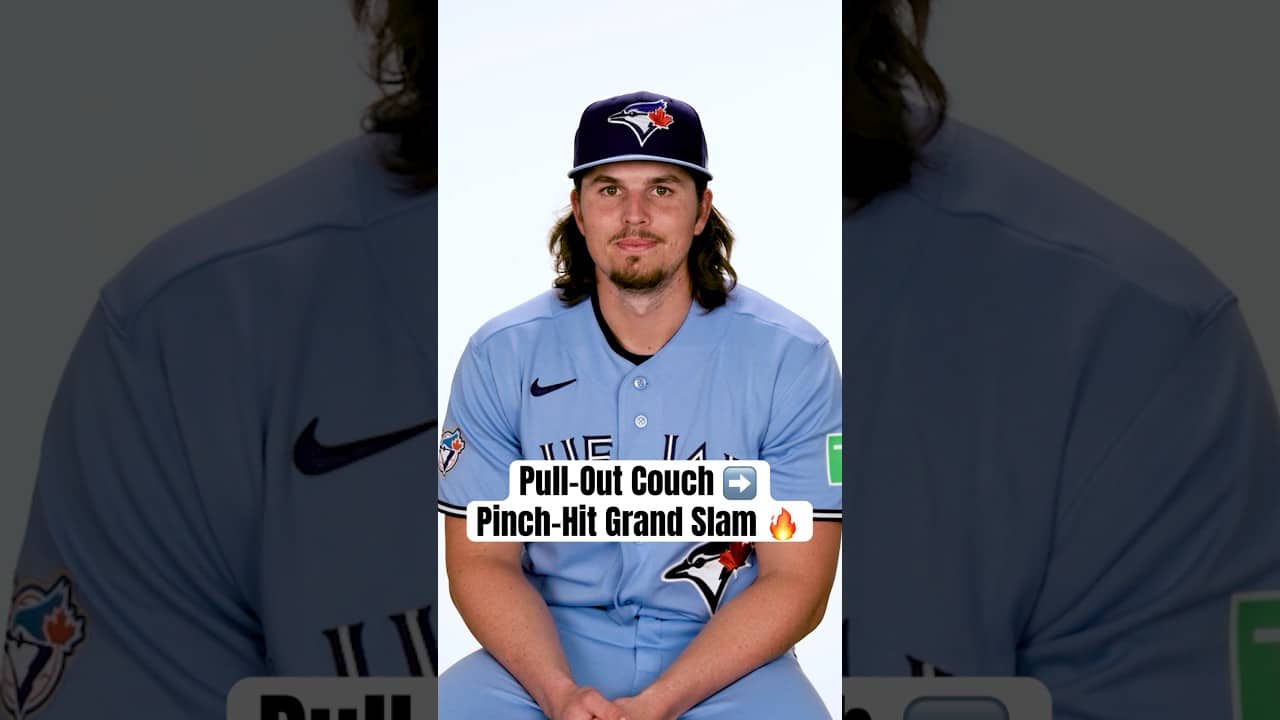 From a pull-out couch to the history books, Addison Barger breaks down a GRAND 24 hours 😅 #BlueJays