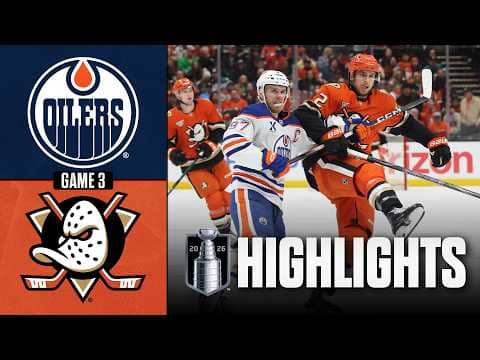 Oilers vs. Ducks | NHL Playoff Highlights | Game 3 | April 24, 2026